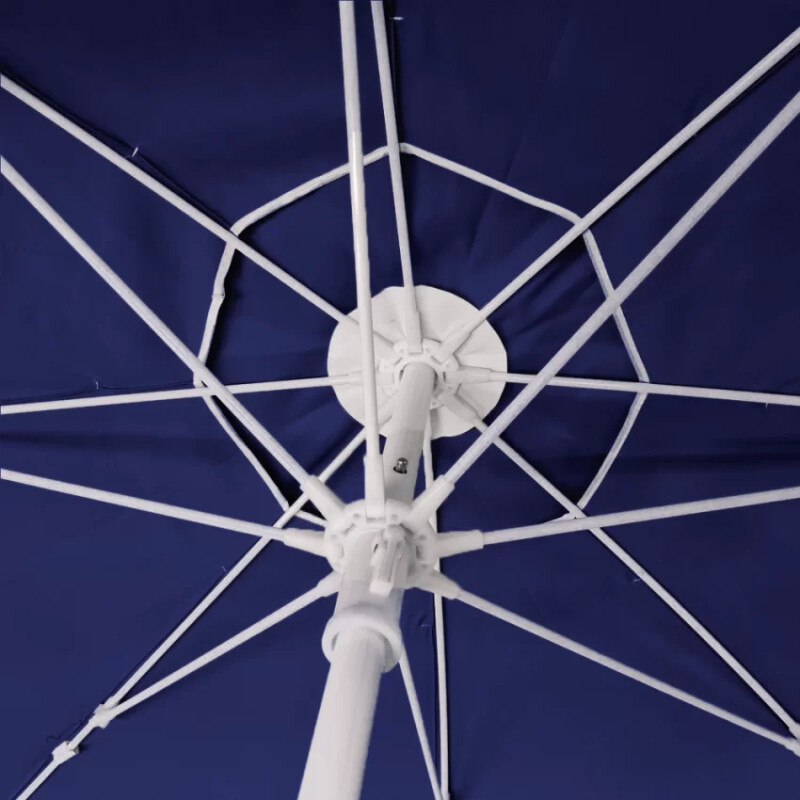 Sombrilla Playa 2.2M Reforzada UV80+ Azul