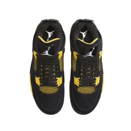 AIR JORDAN 4 RETRO DK Black and Yellow