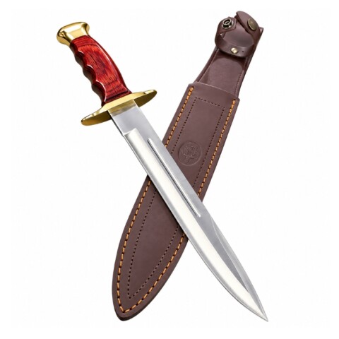 Cuchillo Muela Bowie 26 – Hoja de 26 cm con Funda de Cuero Cuchillo Muela Bowie 26 – Hoja de 26 cm con Funda de Cuero