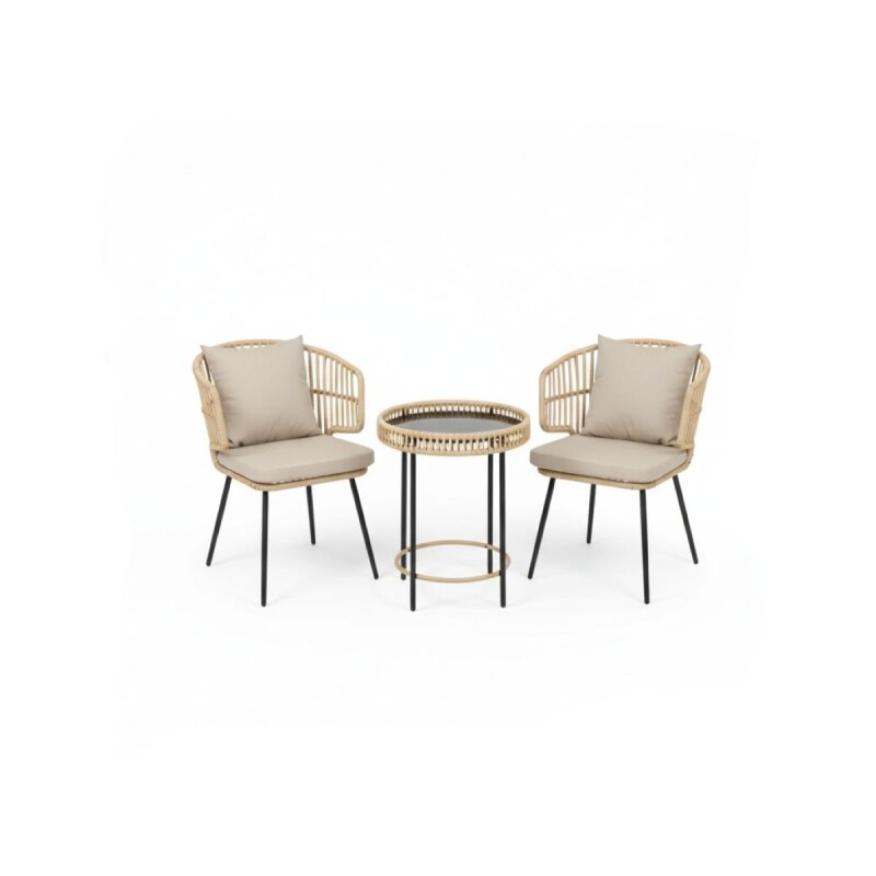 JGO MESA C/SILLON BEIGE 3PZAS Unica