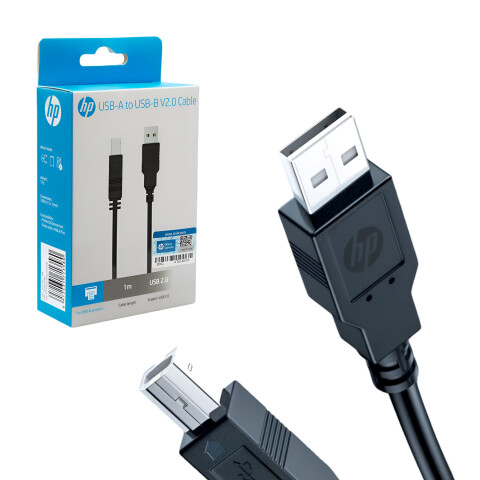 Cable HP DHCPT100 USB Para Impresoras Periféricos 2 Metros Color Negro