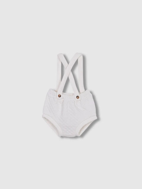 Pantalon Corto De Jersey Blanco