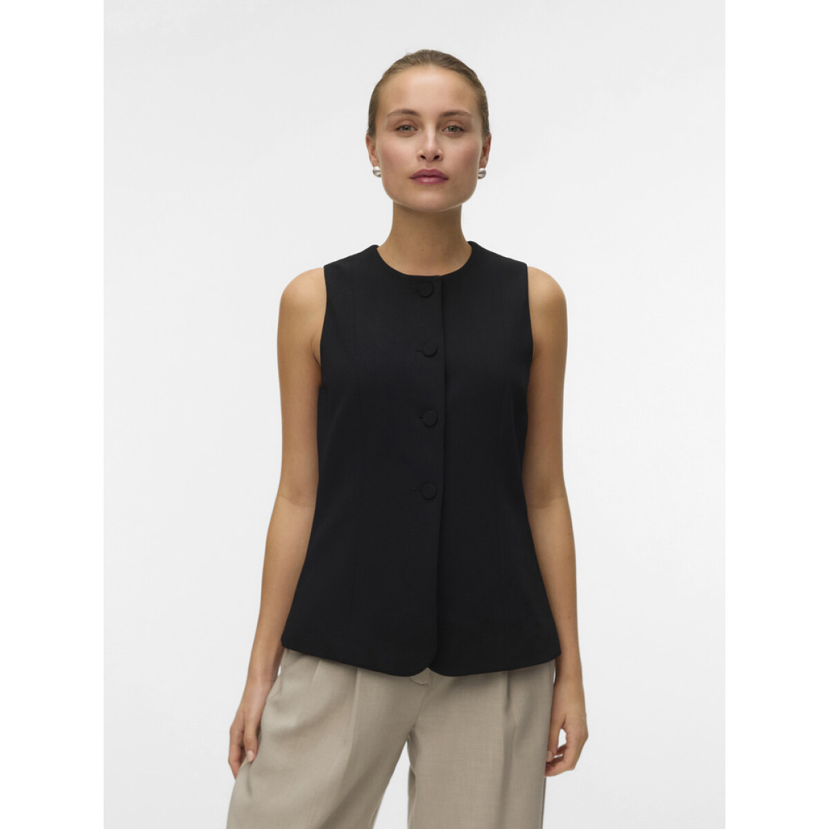 VMBERLIN SL WAISTCOAT NOOS - BLACK 