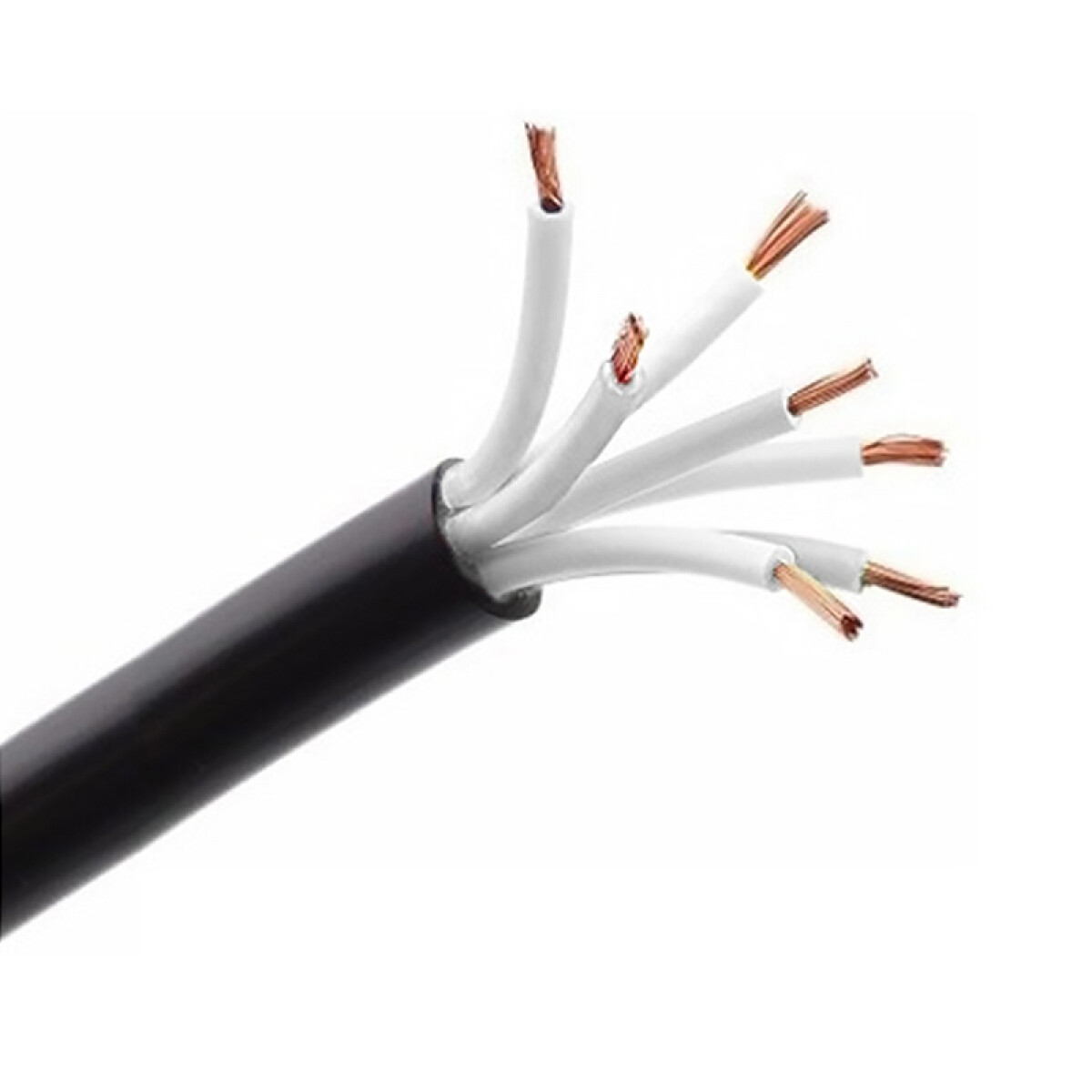 Cable de comando flexible negro, 7x1,5mm² - Funsa - N14311 