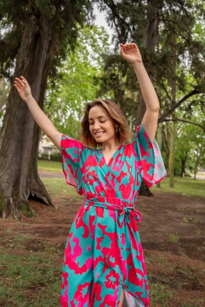 Vestido Beat Verde