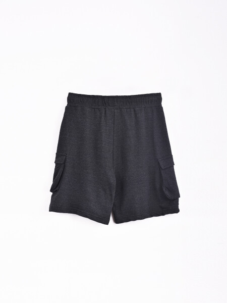 BERMUDA CARGO GRIS OSCURO