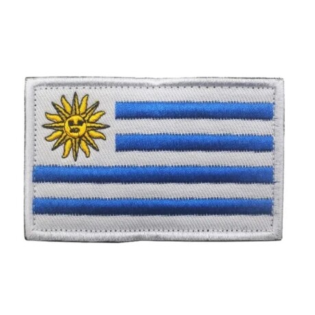 Parche bordado bandera de Uruguay Blanco