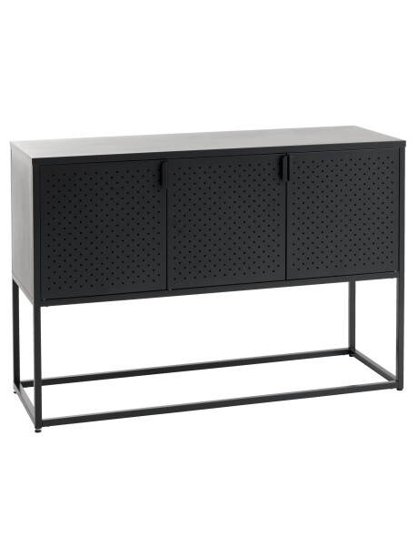 Aparador VIRUM 3 puertas acero negro Aparador VIRUM 3 puertas acero negro