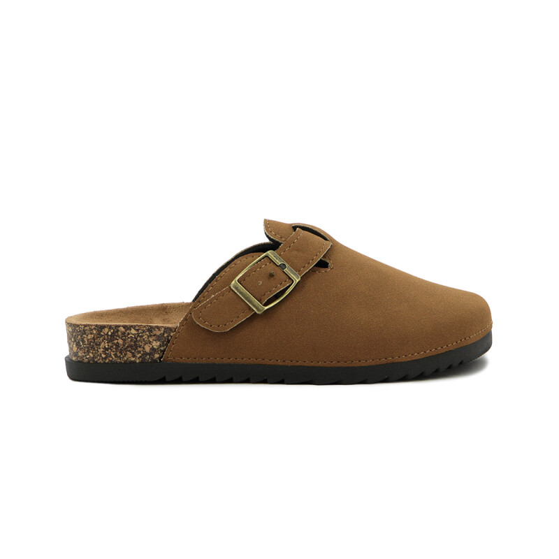 Zueco De Niños Angus C/hebilla Camel