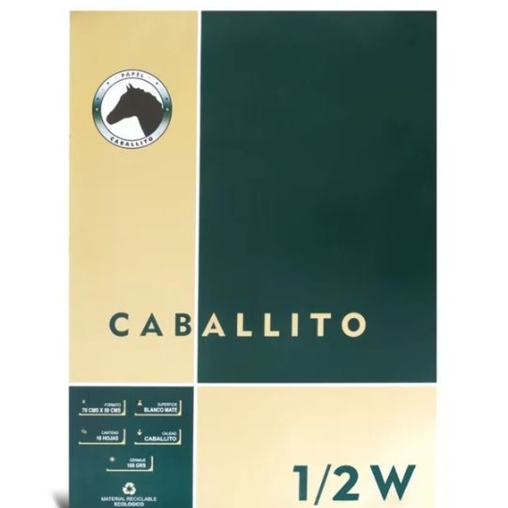 Block 1/2W 100Grs Caballito #Block 1/2W 100Grs Caballito 10H