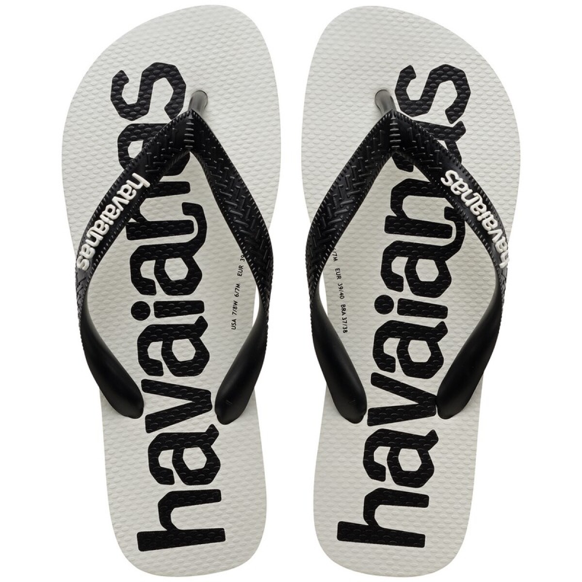 Ojotas Havaianas Top Logomania 2 - Blanco 