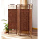 Biombo Separador Divisorio Plegable 4 Hojas Madera Moderno Biombo Separador Divisorio Plegable 4 Hojas Madera Moderno