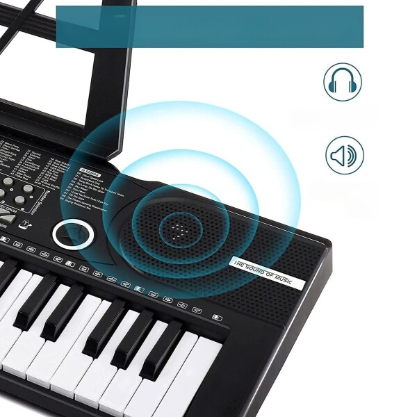 Organo musical Teclado Piano con 61 Teclas 100 Ritmos 100 Tonos y Micrófono Imback Organo musical Teclado Piano con 61 Teclas 100 Ritmos 100 Tonos y Micrófono Imback