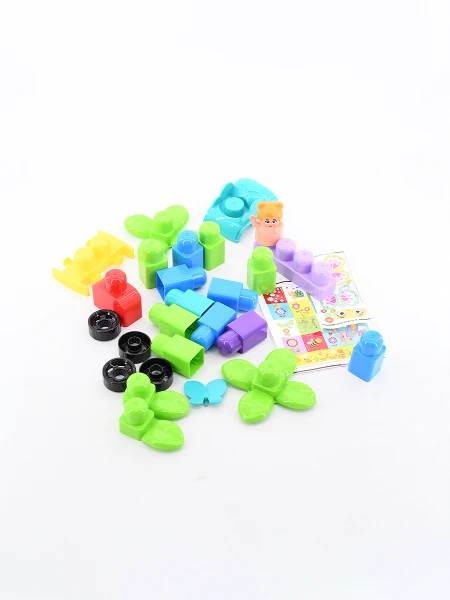 BLOQUES JUEGO 21 PIEZAS MULTICOLOR