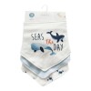 Set x3 baberos bandana GROW ballenas