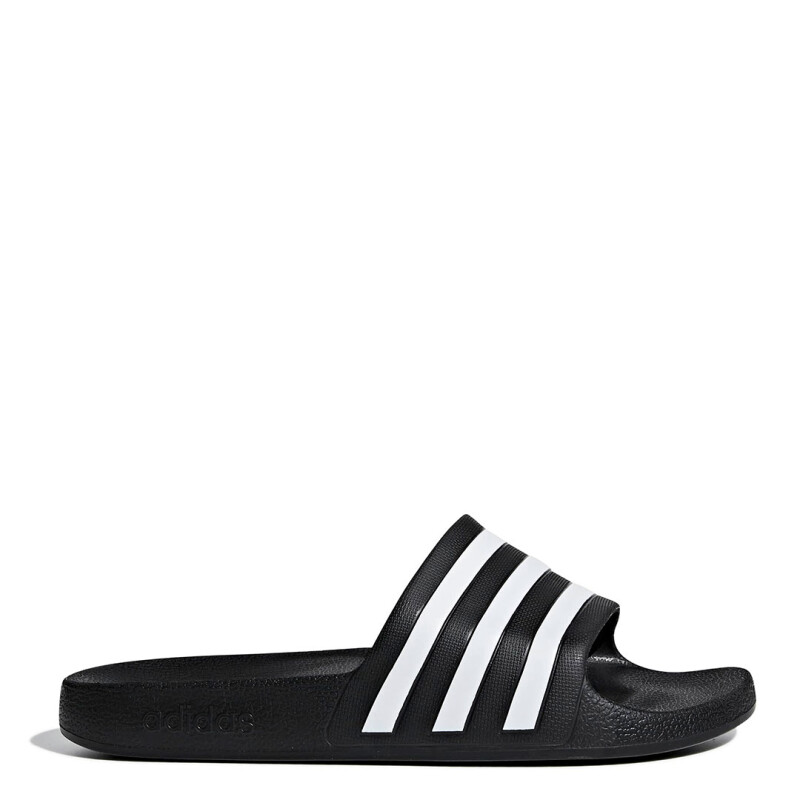 Chanclas de Hombre Adidas Adilette Aqua Negro - Blanco