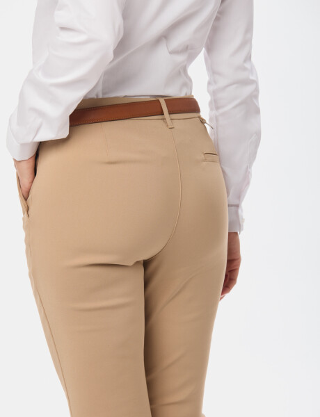 PANTALÓN CLÁSICO Beige
