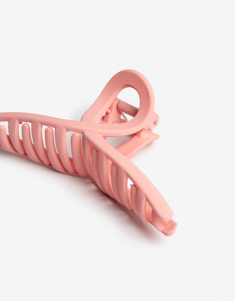 Broche Acrilico Maxi Broche Rubber - Rosa Claro