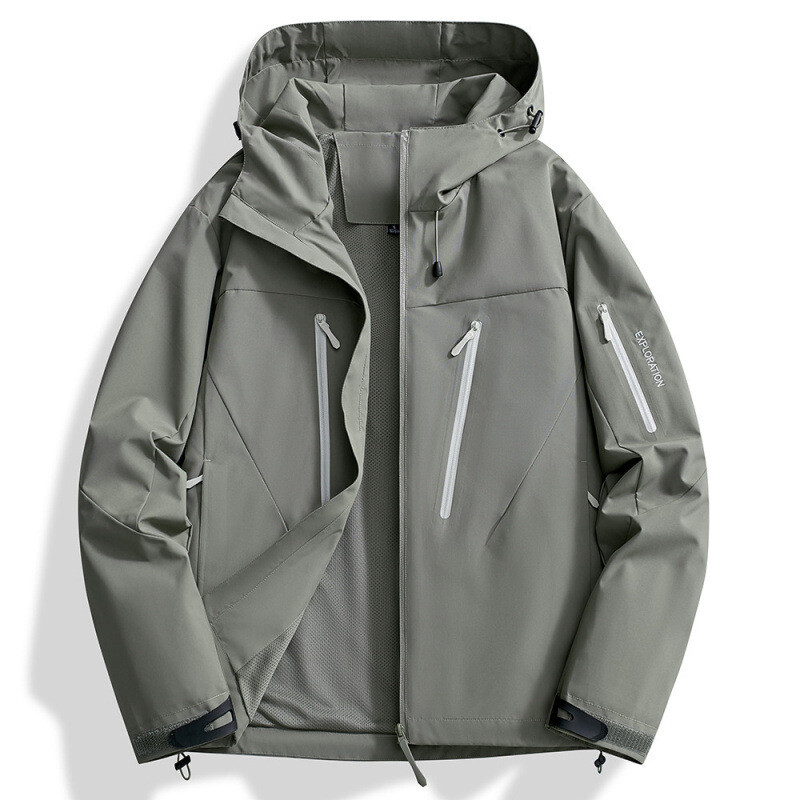 Campera Tácticas Impermeables Resistente Poliéster Unisex Verde