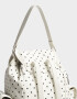 Mochilas Urbanas Mochila De Cuerina Minnie Lunares Con Llavero - Estampado Lunares