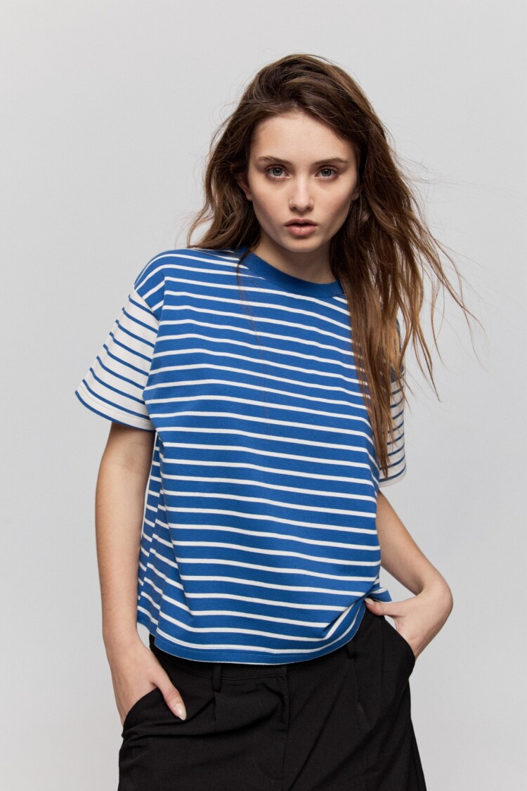 REMERA SCOTT Azul Francia