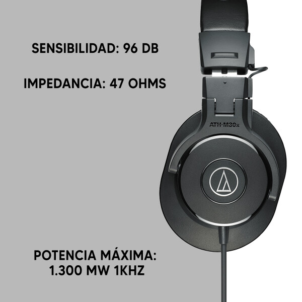 Auriculares Profesionales Audio Technica Ath-m30x AURICULAR AUDIO TECHNICA ATHM 30X