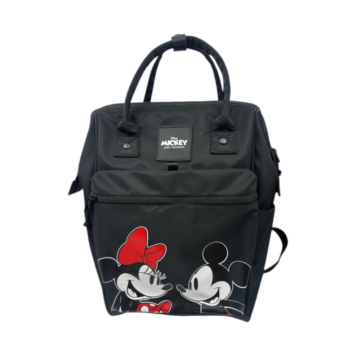 Mochila Disney DIS7355 Minnie Y Mickey - NEGRO 