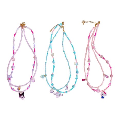 Collar cuentas Sanrio Kitty
