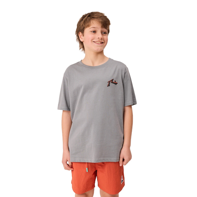 Remera Rusty de niño Napoles - Gris Remera Rusty de niño Napoles - Gris