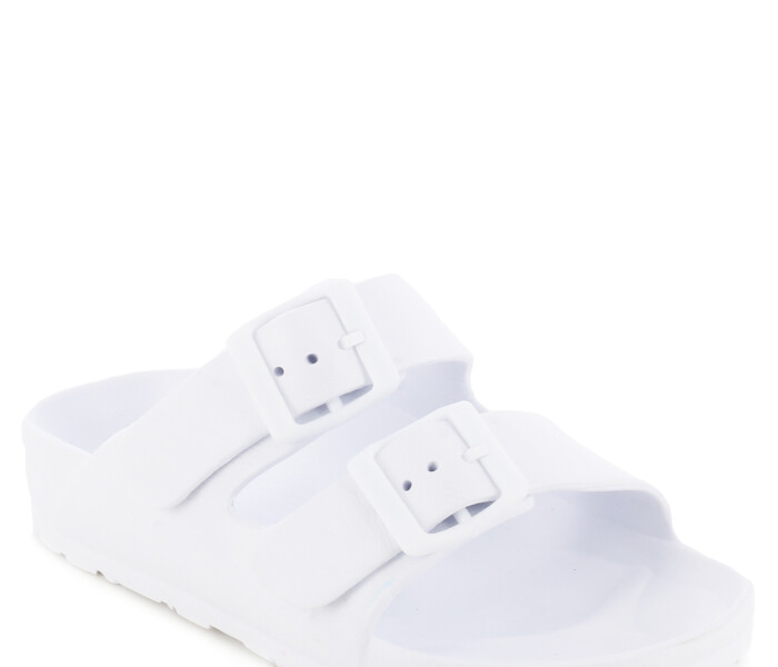 Sandalia PARIS dos hebillas de goma MissCarol - White - MissCarol -  146.W20300064 — Miss Carol
