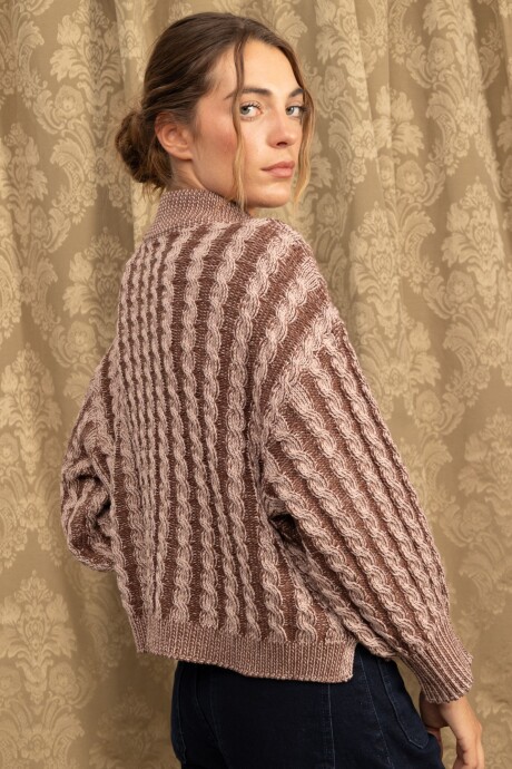 Sweater Edith Short Marrón