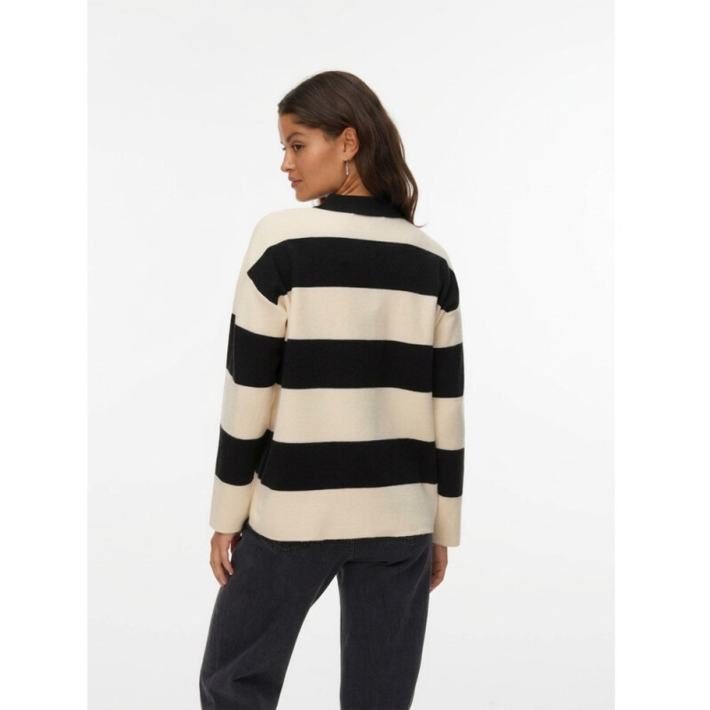 VMSABA POLONECK LS PULLOVER BIRCH