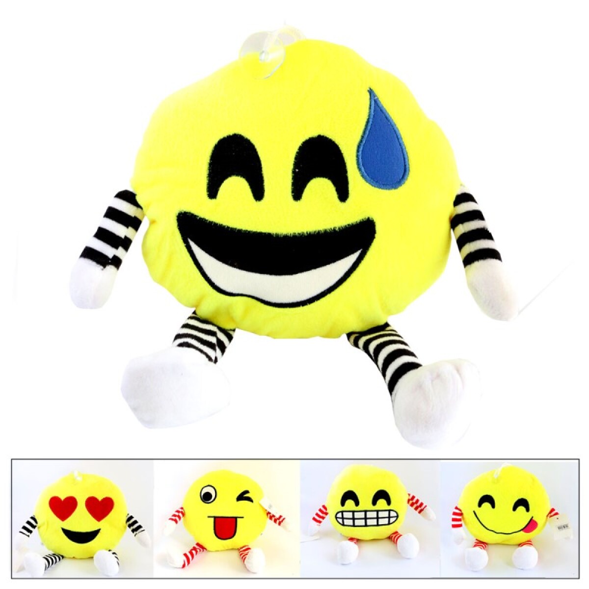 OUTLET Peluche emoji con brazos y piernas 18cm(MR194) - Outlet Peluche Emoji Con Brazos Y Piernas 18cm(mr194) 