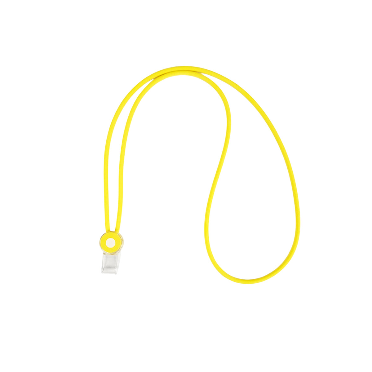 Cordón de silicona para tarjetero - Amarillo 