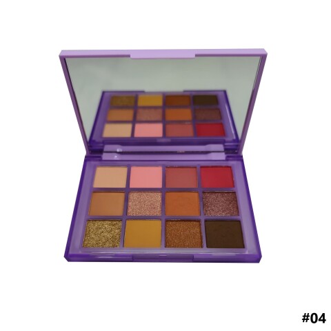 SAS Paleta de sombras matte y satinadas 12 colores Sas Paleta De Sombras Matte Y Satinadas 12 Colores