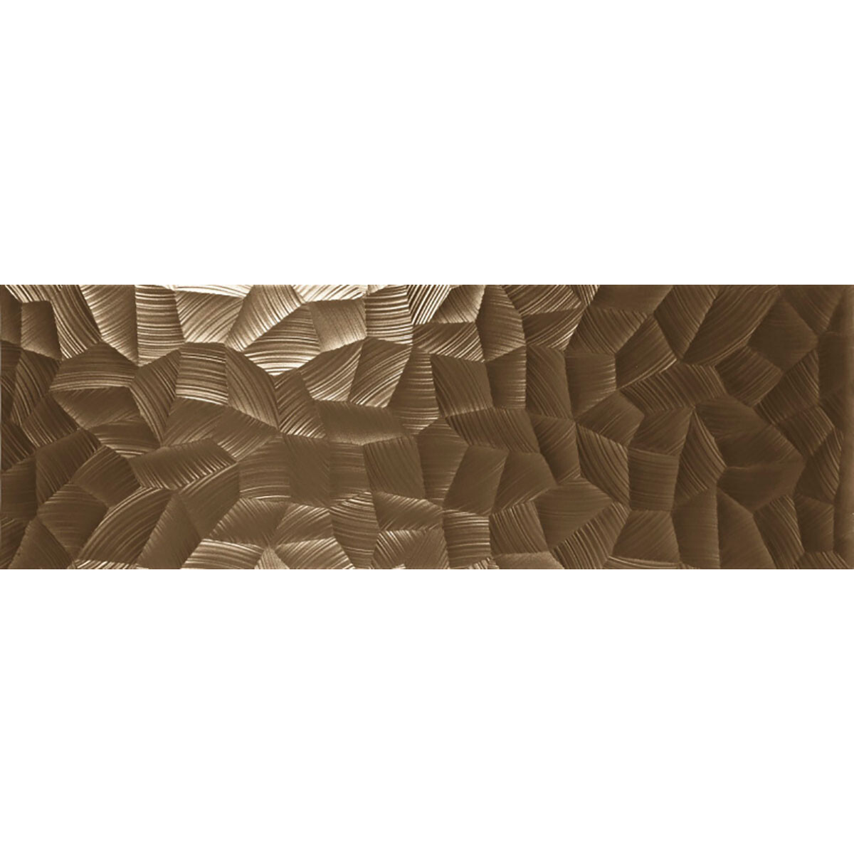 Ceramica Bronce Decorado Textura 40X120Cm Pared 