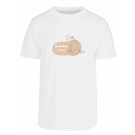 Camiseta Remera a la Base Disney Pooh Igor BLANCO