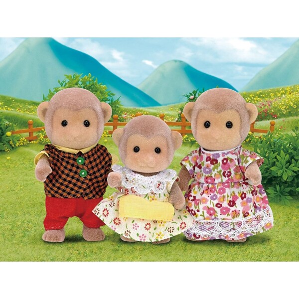 Sylvanian Families Familia Monos Figuras Juguete Niños Sylvanian Families Familia Monos Figuras Juguete Niños