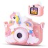 Camara De Fotos Unicornio Infantil Digital Para Niños Atrix® Variante Color Rosa