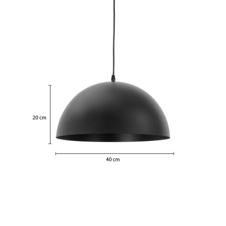 COLGANTE DECORATIVO MUSHROOM Luminaria Colgante Mushroom Negra ø 40 cm