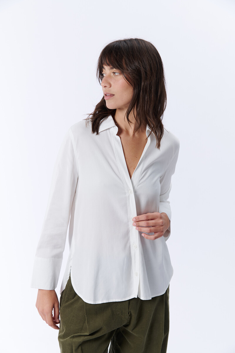 Camisa manga larga laboral Crudo