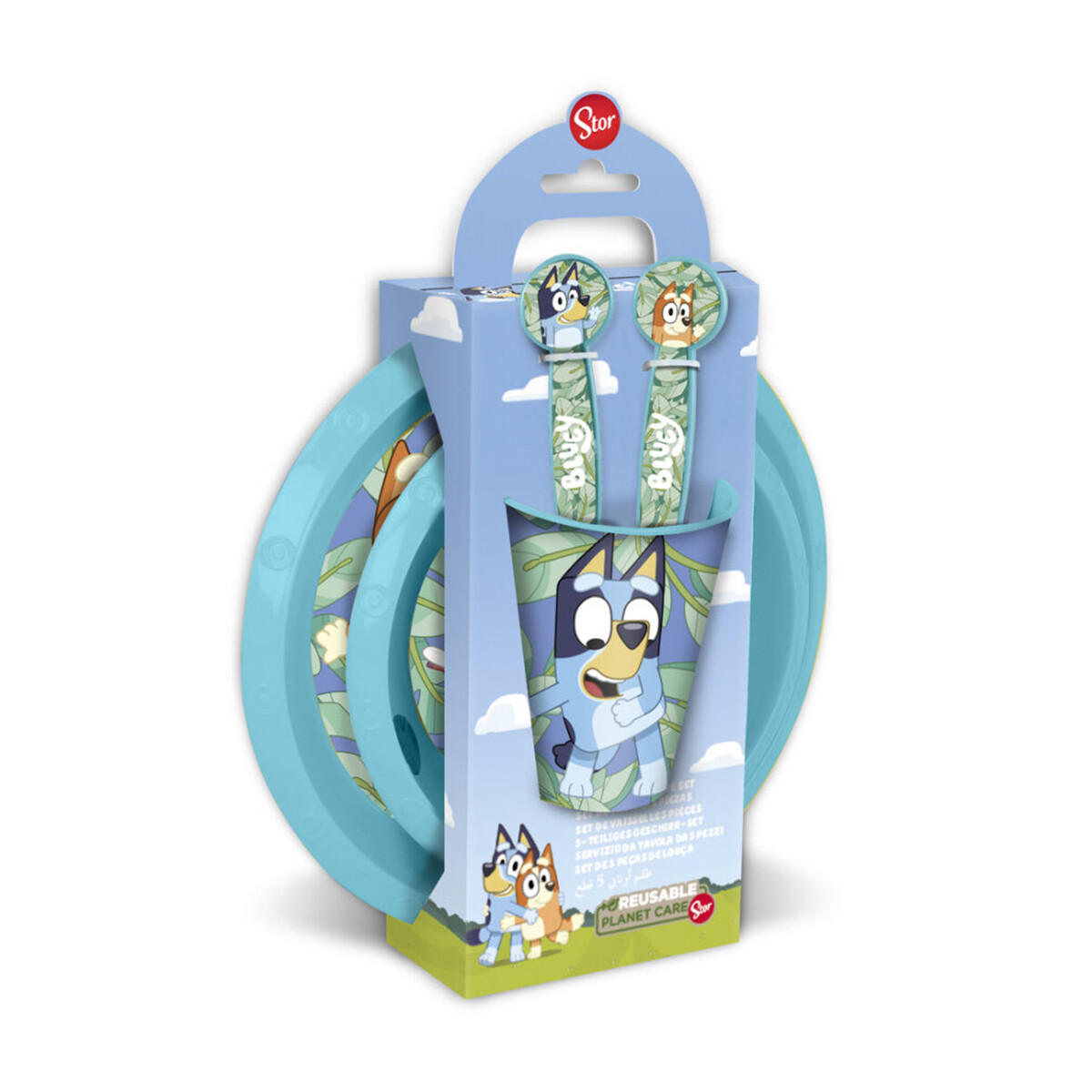 Set x 5 Bazar Infantil Easy Bluey 