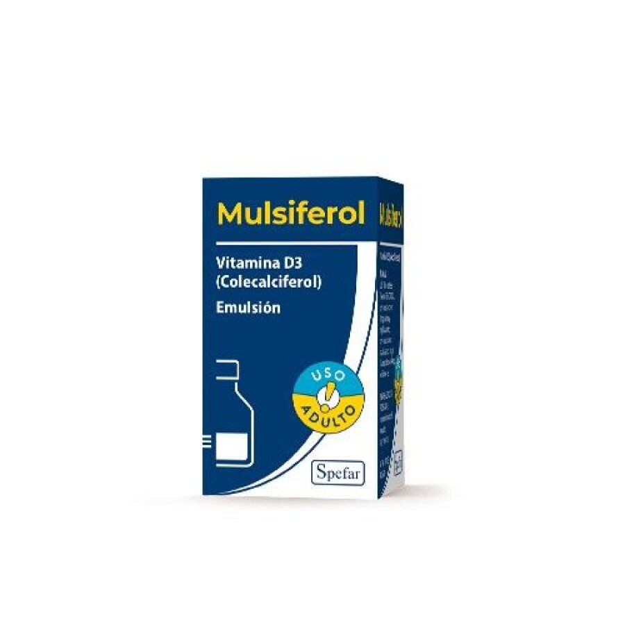 Emulsión Oral Mulsiferol 600.000 UI 10 ml - Spefar Emulsión Oral Mulsiferol 600.000 UI 10 ml - Spefar