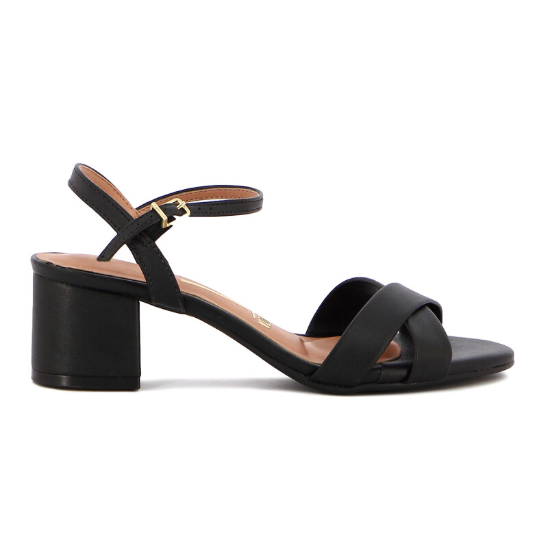 Sandalia Vizzano Mujer Taco 5cm Negro