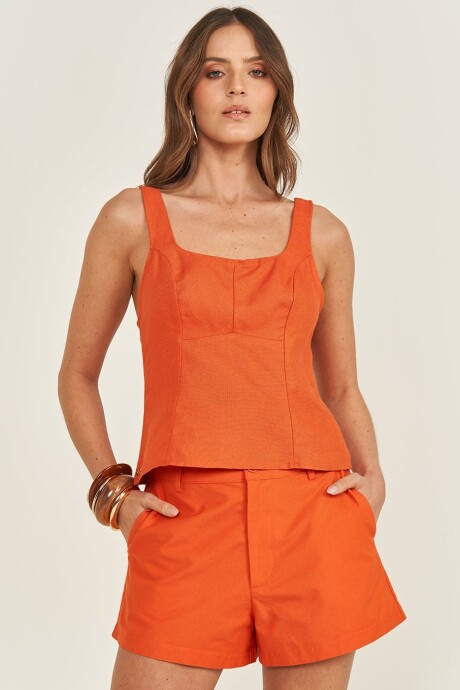 Musculosa Thais Naranja