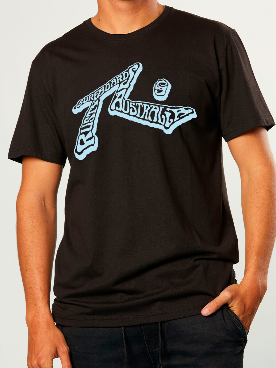 T-SHIRT MUNDIAL RUSTY - Negro 