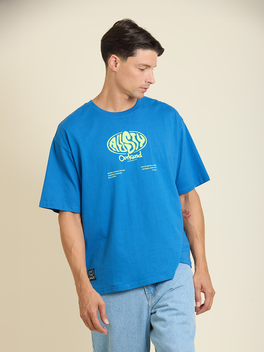 T-SHIRT AZORES RUSTY - Azul 