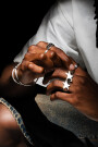 Twojeys Superstar Knuckle Ring Plata