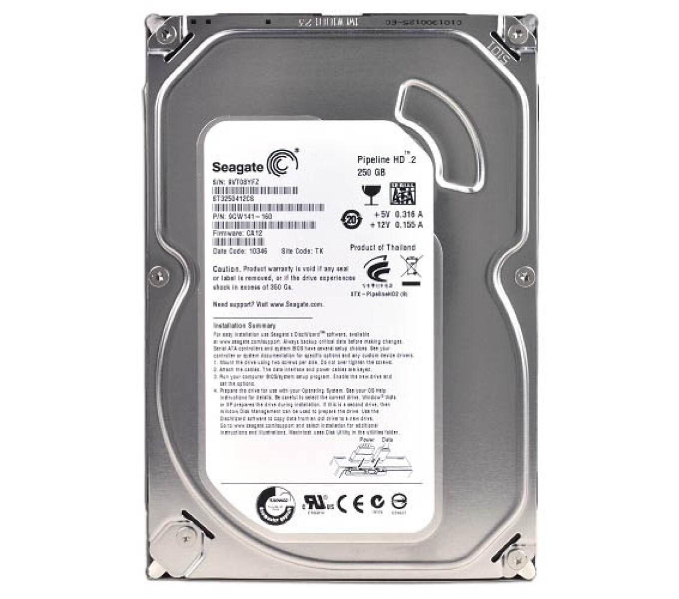 Disco Duro 250GB Sata 