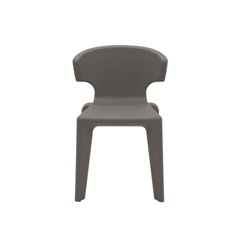 Silla apilable símil cemento "MARYLIN" -TRAMONTINA TD0562